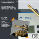 ruthex 2x Lötspitzen Adapter für ERSA Serie 832, 842 & 102 - Lötkolbenspitze kompatibel mit ERSA Lötkolben i-Tool Pico, PTC 70 für ruthex Lötspitzen zum Einsetzen von Gewindeeinsätzen im 3D-Druck