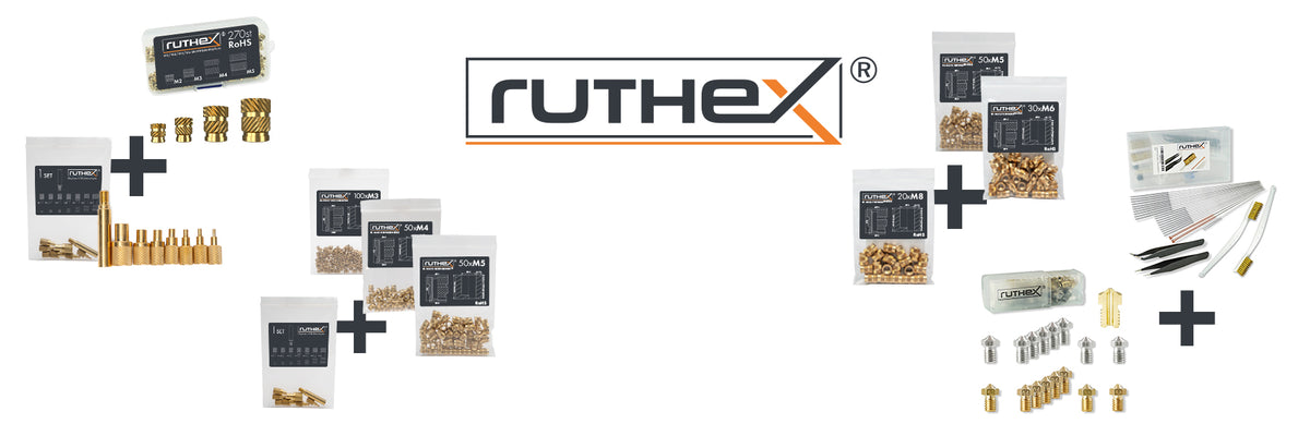 ruthex - Official online shop - thread inserts - 3D printing accessories