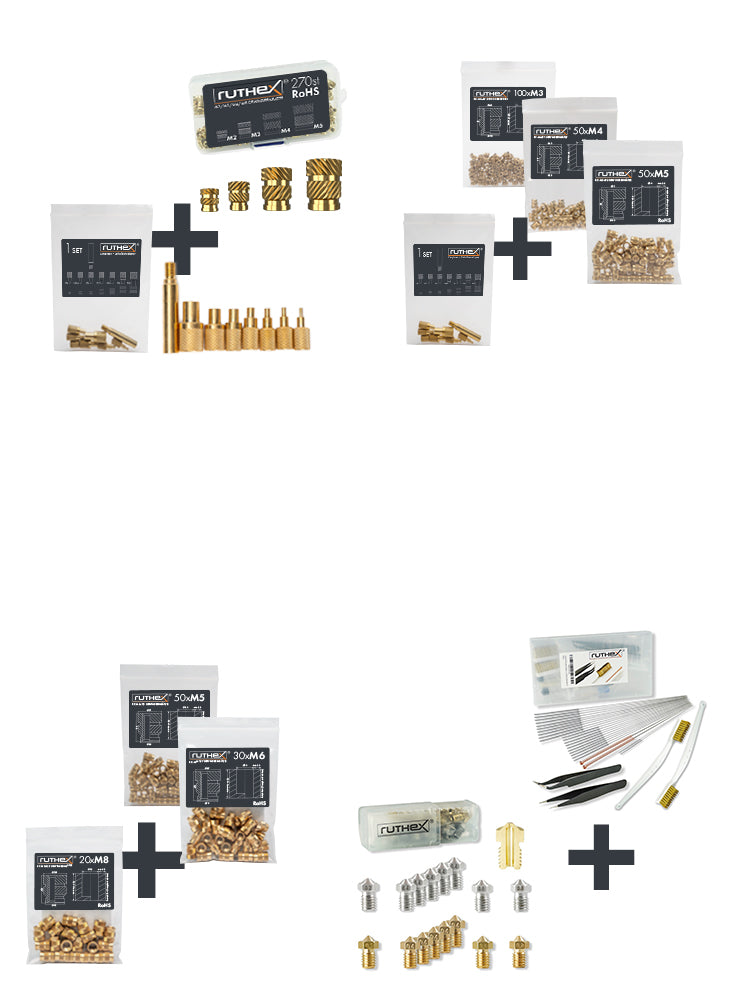 ruthex - Official online shop - thread inserts - 3D printing accessories